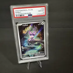 Pokemon 2025 Noibat 169/159 Illustration Rare Full Art Journey Together PSA 10 - Image 1