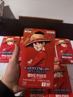 One Piece OP-13 Carrying On His Will Sleeved Booster Pack -LOT OF 7 SEALED PACKS - Image 5