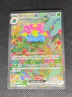 Venusaur ex 198/165 SIR - S&V 151 Pokemon Card - NM - Image 1