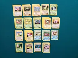 Pokemon-Lot of 38 Gym Heroes cards-Common and Uncommon NM-LP - Image 1