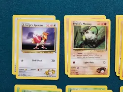 Pokemon-Lot of 38 Gym Heroes cards-Common and Uncommon NM-LP - Image 2