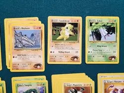Pokemon-Lot of 38 Gym Heroes cards-Common and Uncommon NM-LP - Image 3
