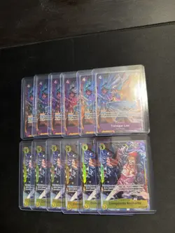 One Piece TCG Illustration Box Vol 6 Promo Cards English Lot 6x Of Each - Image 1