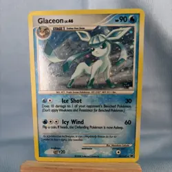 Pokemon Card Double Swirl Glaceon Lv4620/100 DP Majestic Dawn Holo - Image 1