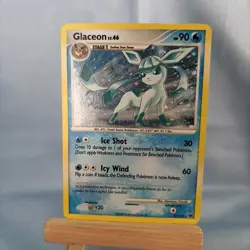 Pokemon Card Double Swirl Glaceon Lv4620/100 DP Majestic Dawn Holo - Image 4