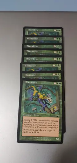 8 Blastoderm Nemesis, 4 Werebear Prophecy Green Creature Cards. Mtg Magic Gather - Image 1