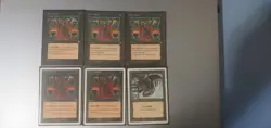 6 Magic: The Gathering Dark Ritual Cards Deckmaster Ice Age Mtg Game - Image 1