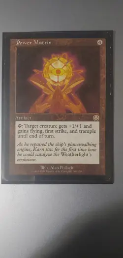 Various Magic the Gathering Vintage Cards. Circle Of Protection, Power Matrix... - Image 3