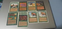 14 Vintage Magic The Gathering Cards Bundle. Artifact, Black And Green Cards.... - Image 1