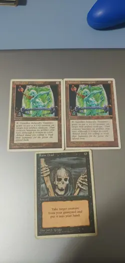 14 Vintage Magic The Gathering Cards Bundle. Artifact, Black And Green Cards.... - Image 2