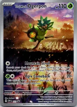 Teal Mask Ogerpon - Promo SV: Scarlet & Violet Promo Cards 123 NM - Image 1
