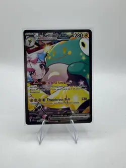 Iono's Bellibolt EX Sir 183/159 SV09 Holo Pokemon TCG Card Journey Together - Image 1