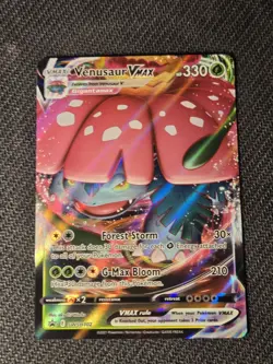 Venusaur VMAX SWSH102 Sword And Shield Black Star Promo Pokemon Card - Image 1