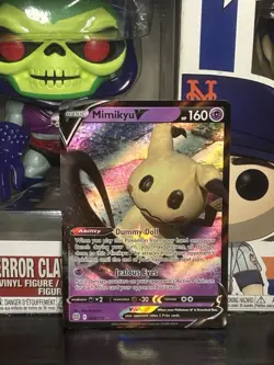Pokemon TCG Brilliant Stars - Mimikyu V #068/172 - Ultra Rare Holo Card - Image 1