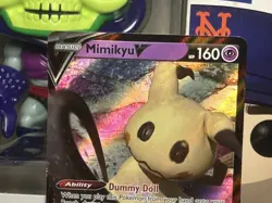 Pokemon TCG Brilliant Stars - Mimikyu V #068/172 - Ultra Rare Holo Card - Image 2