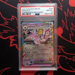 💎PSA 10 Pokemon Espeon ex - (Prismatic Evolutions Stamp) 034/131 - Image 1