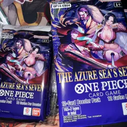 The Azure Sea's Seven Booster Pack One Piece Card Game OPTCG English OP14 EB04 - Image 1