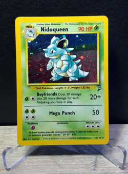 Nidoqueen 12/130 Base Set 2 Holo Rare Pokemon TCG WOTC - Image 1