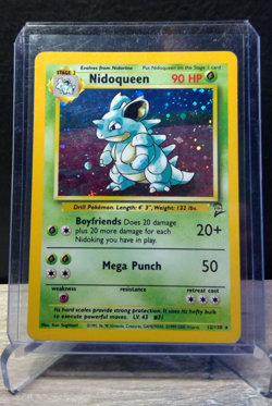 Nidoqueen 12/130 Base Set 2 Holo Rare Pokemon TCG WOTC - Image 3
