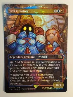 Vivi Ornitier - Chocobo Track Foil Borderless Final Fantasy MTG NM - Image 1