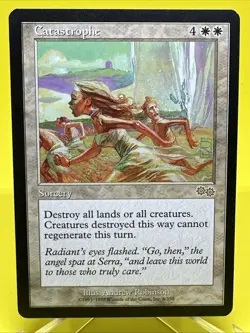 NM Catastrophe English Urza's Saga VintageMTG Magic LIGHTNING FAST SHIPPING FREE - Image 1