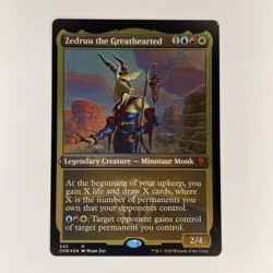MISCUT ZEDRUU THE GREATHEARTED FOIL ETCH COMMANDER LEGENDS NM MTG - Image 1