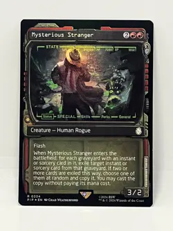 Mysterious Stranger - Universes Beyond: Falllout - NM - English - Image 1