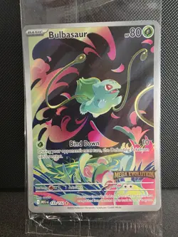 Bulbasaur 133/132 PROMO Stamped Pokemon Mega Evolution Holo Sealed - Pokemon TCG - Image 1