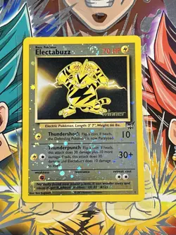 Electabuzz 1 Winner 001/009 Best of Reverse Holo Pokemon Two Swirls - Image 1