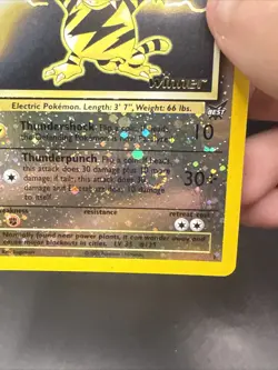 Pokemon Electabuzz - 1 [Winner] 001/009 Best of Reverse Holo Swirl - Image 4