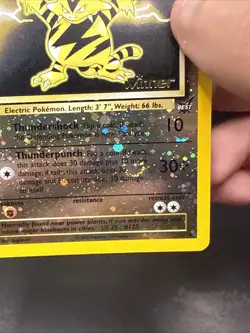 Pokemon Electabuzz - 1 [Winner] 001/009 Best of Reverse Holo Swirl - Image 5