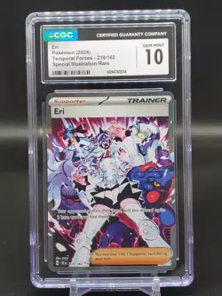 Eri Pokemon Temporal Forces Special Illustration Rare 210/162 CGC 10 - Image 1