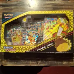 Pokemon TCG Sword & Shield Game Crown Zenith Pikachu VMAX Special Collection Box 820650851889 - Image 1