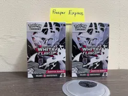 POKEMON TCG SCARLET & VIOLET WHITE FLARE BOOSTER BUNDLE FACTORY SEALED -LOT OF 2 - Image 1