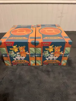 Pokemon TCG 2024 Paldea Adventure Chest , LOT OF 2 BOXES BRAND NEW SEALED - Image 1