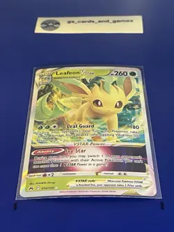 Leafeon VSTAR 014/159 Ultra Rare Holo - SwSh12.5: Crown Zenith - Pokemon TCG - Image 1