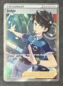 SWSH12: Silver Tempest Trainer Gallery JUDGE Ultra Rare #TG25 Pokemon TCG d - Image 1