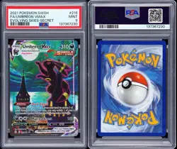 Pokemon 2021 Umbreon VMAX 215/203 Alt Art Secret Rare Evolving Skies PSA 9 - Image 3