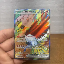 Ethan's Ho-Oh ex 209/182 Ultra Rare Holo SV10: Destined Rivals Pokemon NM - Image 1