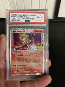 2021 Pokemon Celebrations Gardevoir EX 93/101 Classic Collection PSA 10 - Image 1