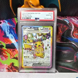 Pikachu ex 219/191 Ultra Rare - PSA 10 - Surging Sparks - Pokemon TCG 2024 - Image 1