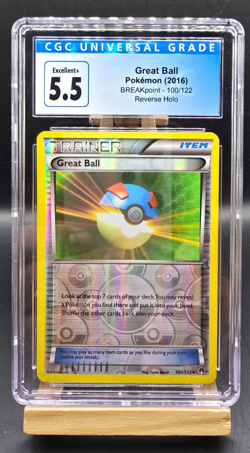 2016 Pokemon Trainer Great Ball CGC 5.5 - Image 1
