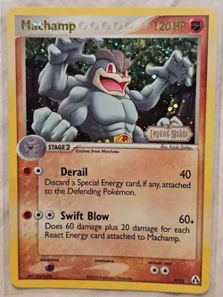 Pokemon 2006 Legend Maker Machamp Reverse Foil Stamped 9/92 - Image 1