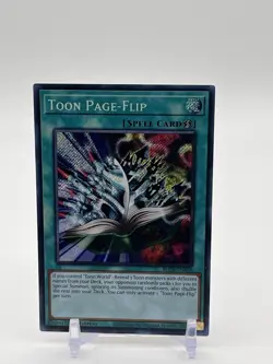 Yugioh! Toon Page-Flip - BLCR-EN068 - Secret Rare - 1st Edition Near Mint - Image 1