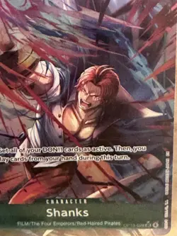 One Piece Carrying On His Will TCG Shanks ALTERNATE ALT ART Super Rare OP13-028 - Image 2