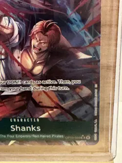 One Piece Carrying On His Will TCG Shanks ALTERNATE ALT ART Super Rare OP13-028 - Image 3