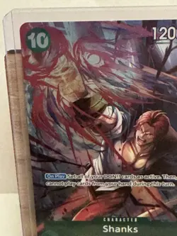 One Piece Carrying On His Will TCG Shanks ALTERNATE ALT ART Super Rare OP13-028 - Image 5