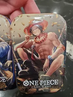 Lot of 2 One Piece Card Game Tin Pack Set Vol 2 Factory Sealed Ready To Ship New - Image 3