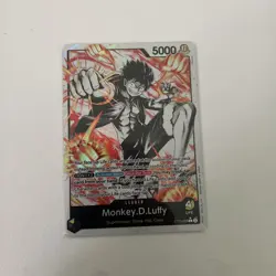 One Piece Ultra Deck Three Brothers Monkey D Luffy ST13-003 Parallel Alt Art NM - Image 1