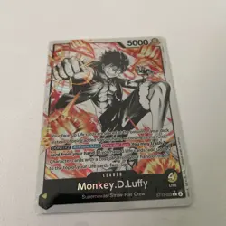 One Piece Ultra Deck Three Brothers Monkey D Luffy ST13-003 Parallel Alt Art NM - Image 4